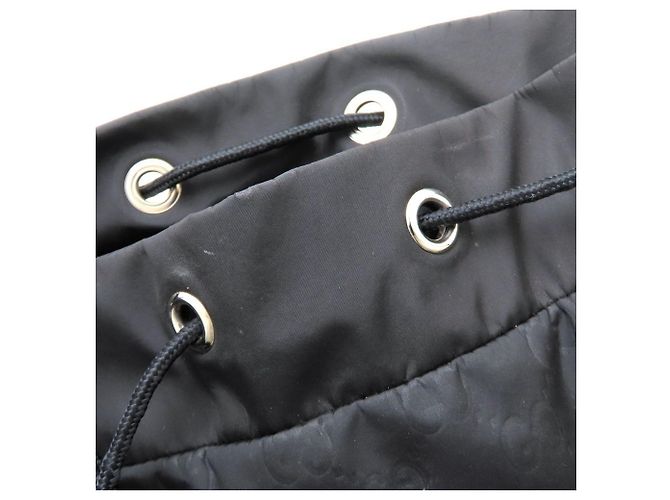 Zaino Gucci 510343 in nylon nero e pelle - vista 12