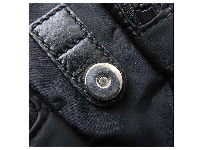 Zaino Gucci 510343 in nylon nero e pelle - vista 14