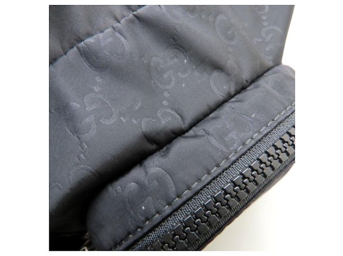 Zaino Gucci 510343 in nylon nero e pelle - vista 17