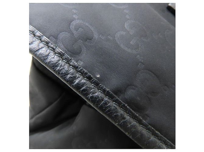 Zaino Gucci 510343 in nylon nero e pelle - vista 19