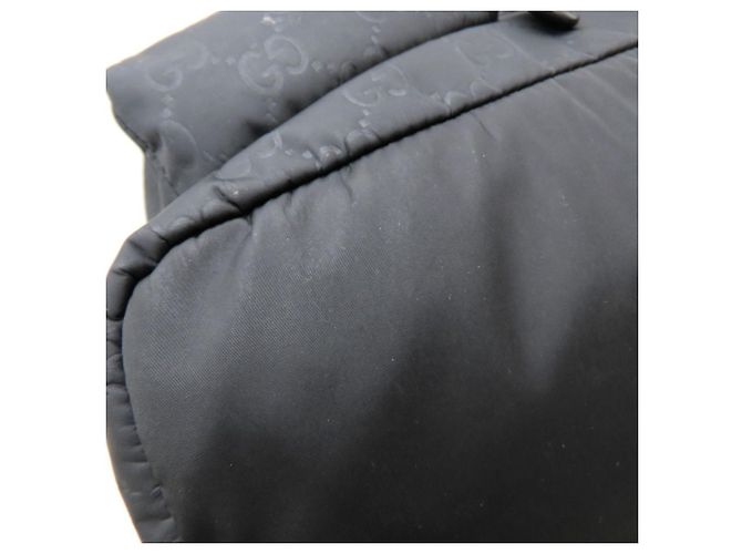 Zaino Gucci 510343 in nylon nero e pelle - vista 29