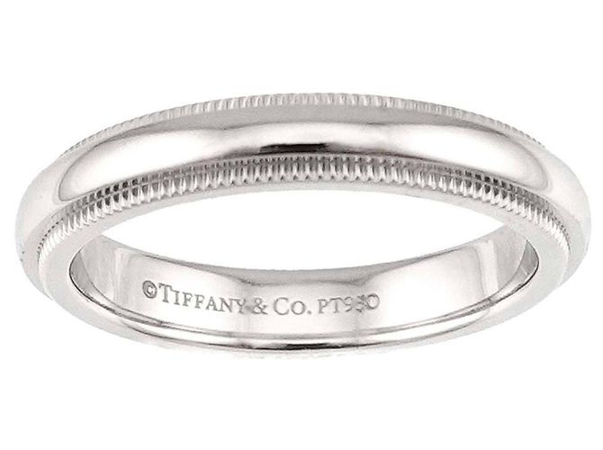 Anillo de banda Milgrain Tiffany & Co. - vista 2