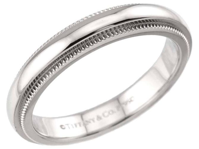 Anillo de banda Milgrain Tiffany & Co. - vista 4