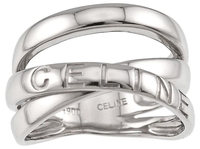 Céline Celine Platinum 900 Band Ring - Ansicht 2