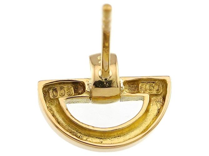 Céline Orecchini a lobo Celine Diamond 0.03ct in oro giallo 18K - vista 6