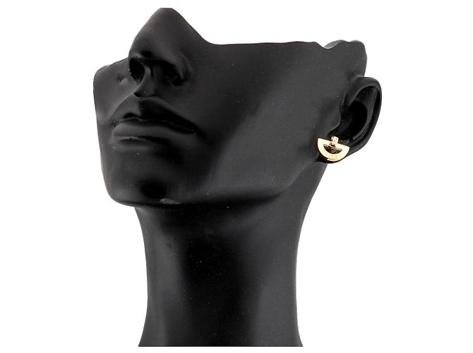 Céline Orecchini a lobo Celine Diamond 0.03ct in oro giallo 18K - vista 7