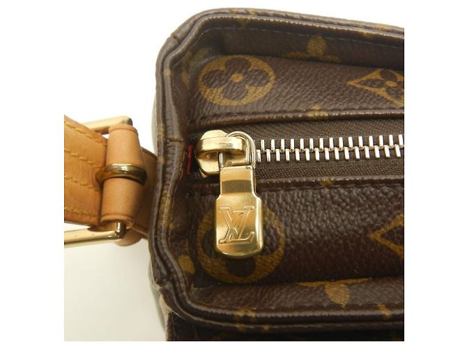 Borsa a spalla Louis Vuitton Monogram Vivacite MM Marrone - vista 12