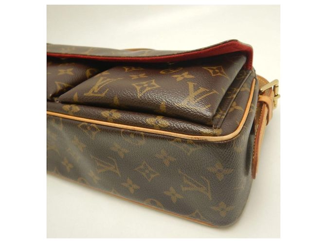 Borsa a spalla Louis Vuitton Monogram Vivacite MM Marrone - vista 14