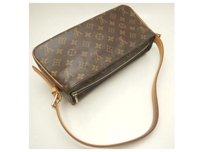 Borsa a spalla Louis Vuitton Monogram Vivacite MM Marrone - vista 3