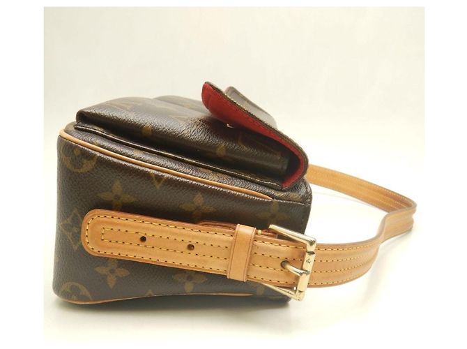 Borsa a spalla Louis Vuitton Monogram Vivacite MM Marrone - vista 6
