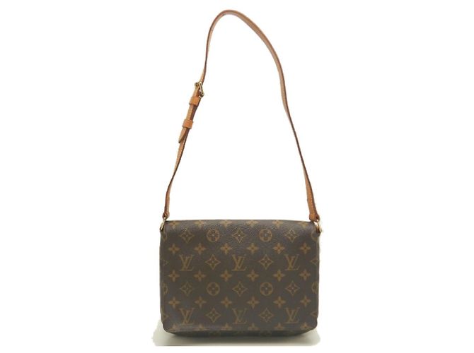Louis Vuitton Monogram Musette Tango Schultertasche Braun - Ansicht 2