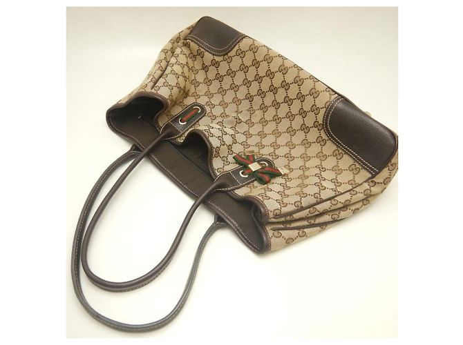 GUCCI Princy 163805 Borsa Tote Marrone - vista 20