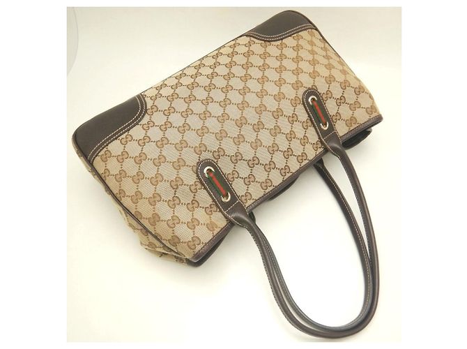 GUCCI Princy 163805 Borsa Tote Marrone - vista 3