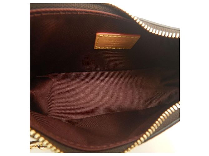 Borsa a tracolla Louis Vuitton Monogram Nano Boulogne Marrone - vista 4