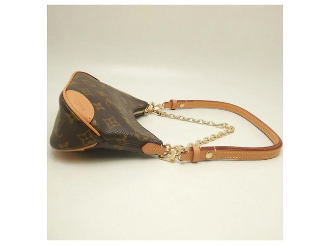 Borsa a tracolla Louis Vuitton Monogram Nano Boulogne Marrone - vista 5