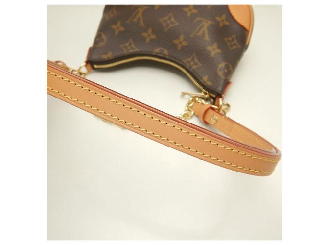 Borsa a tracolla Louis Vuitton Monogram Nano Boulogne Marrone - vista 7