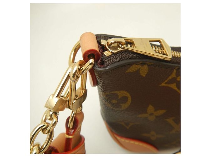Borsa a tracolla Louis Vuitton Monogram Nano Boulogne Marrone - vista 9