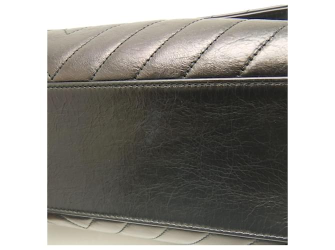 Borsa Chanel Coco Handle Large V-Stitch Nero - vista 18