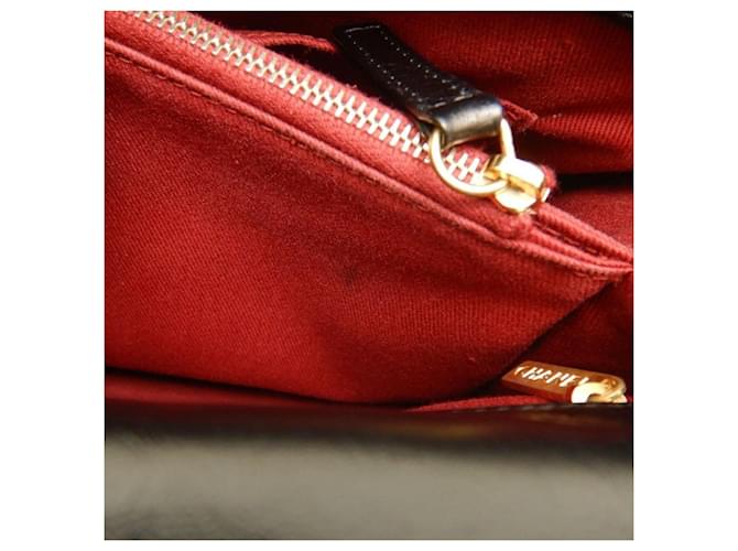 Borsa Chanel Coco Handle Large V-Stitch Nero - vista 26