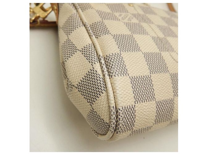 Borsa a tracolla Louis Vuitton Damier Azur Favorite MM Blu - vista 15
