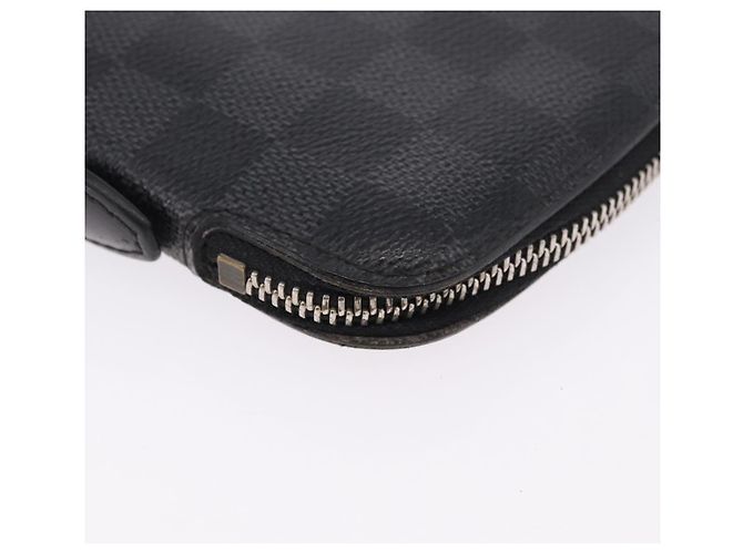 LOUIS VUITTON Damier Graphite Organizer Atoll Travel Case N48255 LV Auth bs36217 Damier ebene - vista 15