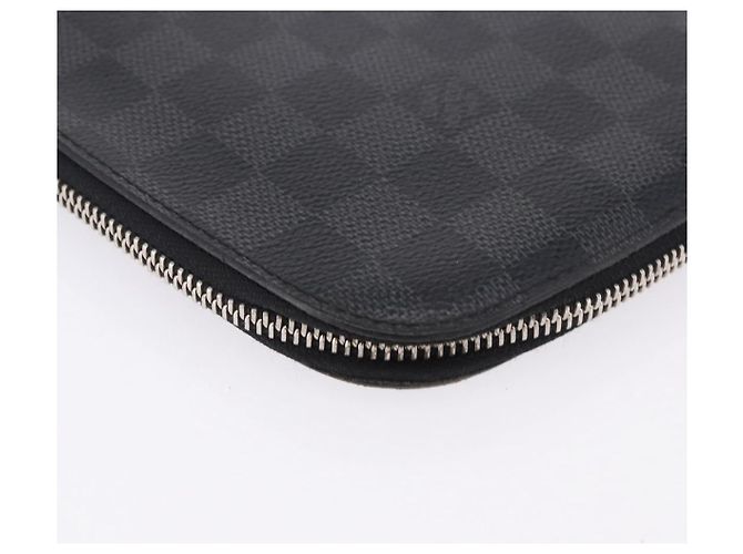 LOUIS VUITTON Damier Graphite Organizer Atoll Travel Case N48255 LV Auth bs36217 Damier ebene - vista 17