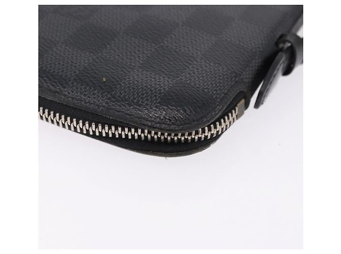 LOUIS VUITTON Damier Graphite Organizer Atoll Travel Case N48255 LV Auth bs36217 Damier ebene - vista 18