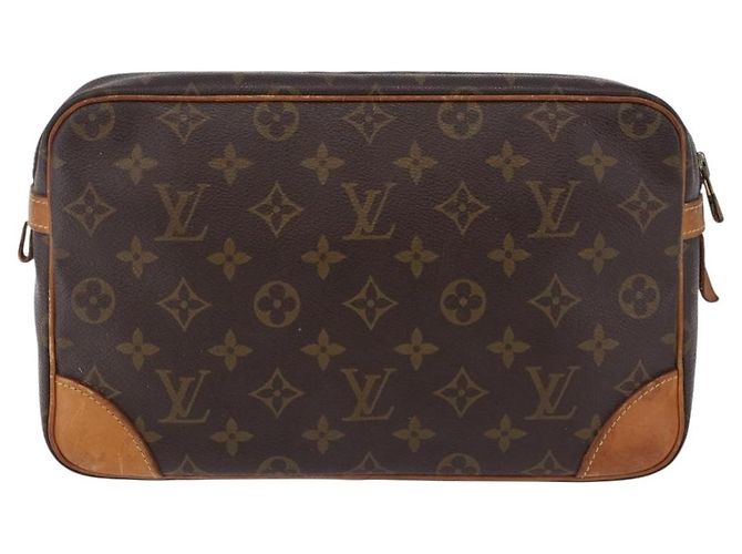 LOUIS VUITTON Monogram Compiegne 28 Clutch Bag M51845 LV Auth 192970 - view 2