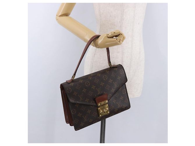 LOUIS VUITTON Borsa Monogram Concorde M51190 LV Auth ka5280 Monogramma - vista 30