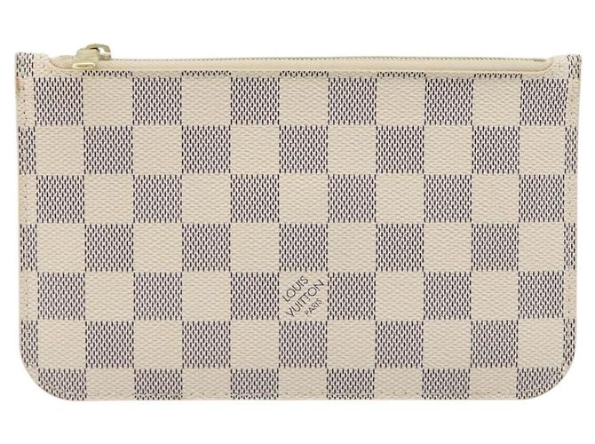 LOUIS VUITTON Damier Azur Neverfull PM Pouch Accessorio Pouch LV Auth bs36211 - vista 13