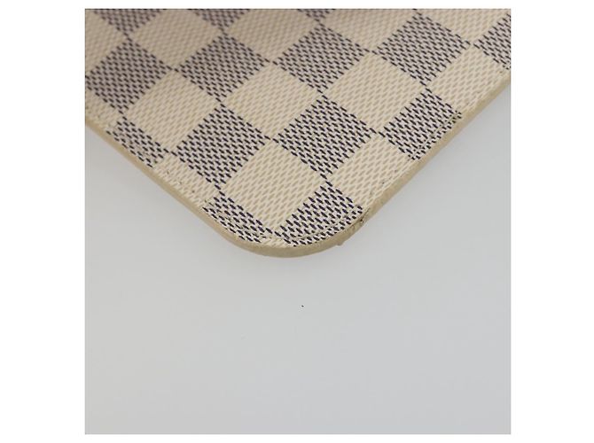 LOUIS VUITTON Damier Azur Neverfull PM Pouch Accessorio Pouch LV Auth bs36211 - vista 14
