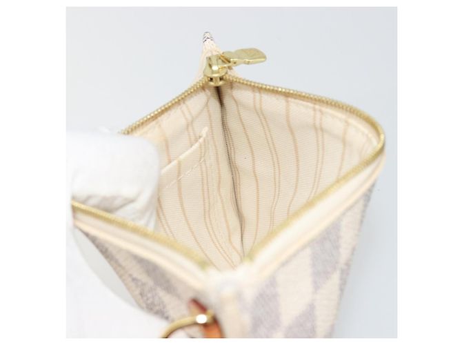 LOUIS VUITTON Damier Azur Neverfull PM Pouch Accessorio Pouch LV Auth bs36211 - vista 18