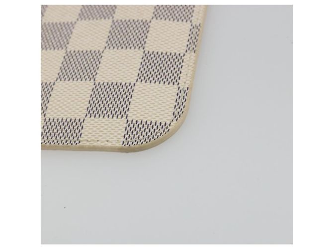 LOUIS VUITTON Damier Azur Neverfull PM Pouch Accessorio Pouch LV Auth bs36211 - vista 9