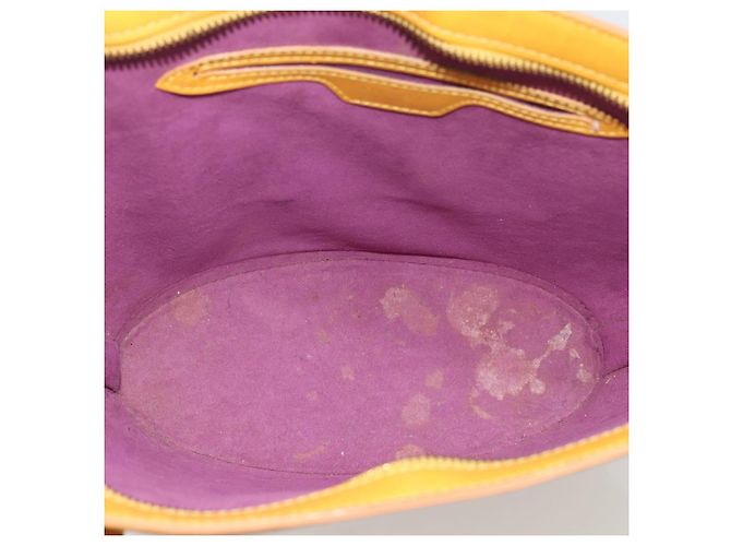 LOUIS VUITTON Epi Saint Jacques Powanie Bolso de Hombro Largo Amarillo M52339 LV Auth 192901 - vista 10