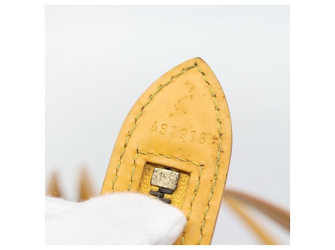 LOUIS VUITTON Epi Saint Jacques Powanie Bolso de Hombro Largo Amarillo M52339 LV Auth 192901 - vista 12