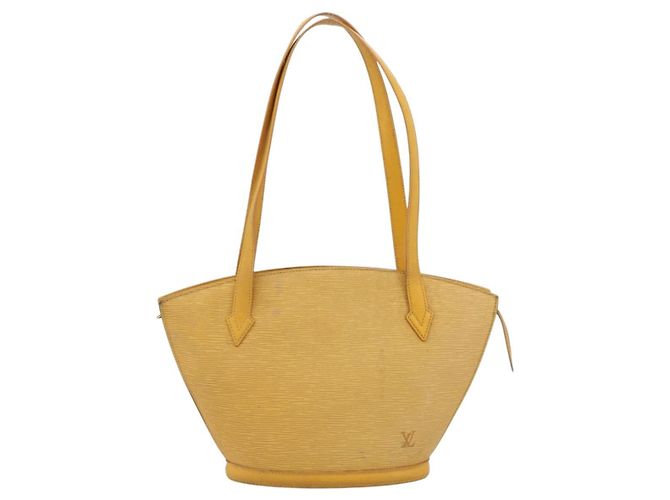 LOUIS VUITTON Epi Saint Jacques Powanie Bolso de Hombro Largo Amarillo M52339 LV Auth 192901 - vista 13