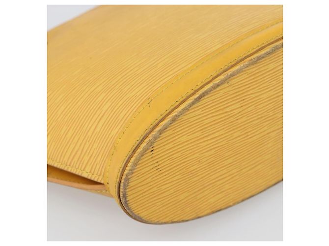 LOUIS VUITTON Epi Saint Jacques Powanie Bolso de Hombro Largo Amarillo M52339 LV Auth 192901 - vista 16
