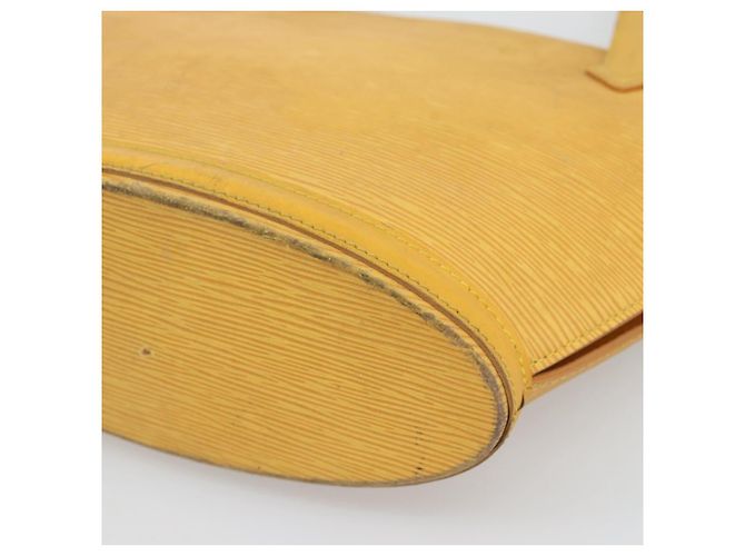 LOUIS VUITTON Epi Saint Jacques Powanie Bolso de Hombro Largo Amarillo M52339 LV Auth 192901 - vista 17