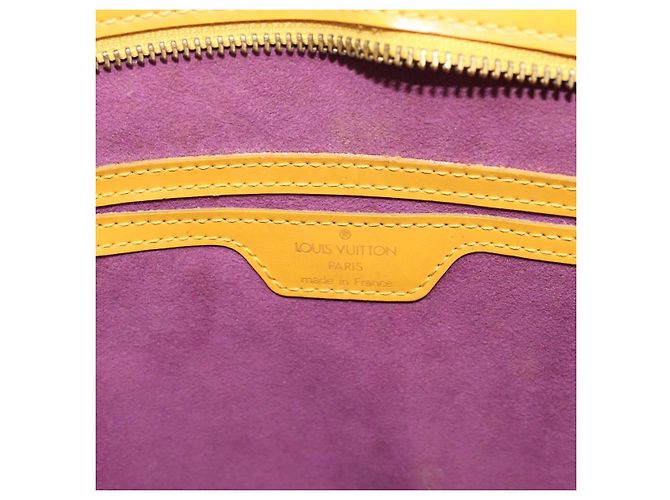 LOUIS VUITTON Epi Saint Jacques Powanie Bolso de Hombro Largo Amarillo M52339 LV Auth 192901 - vista 19