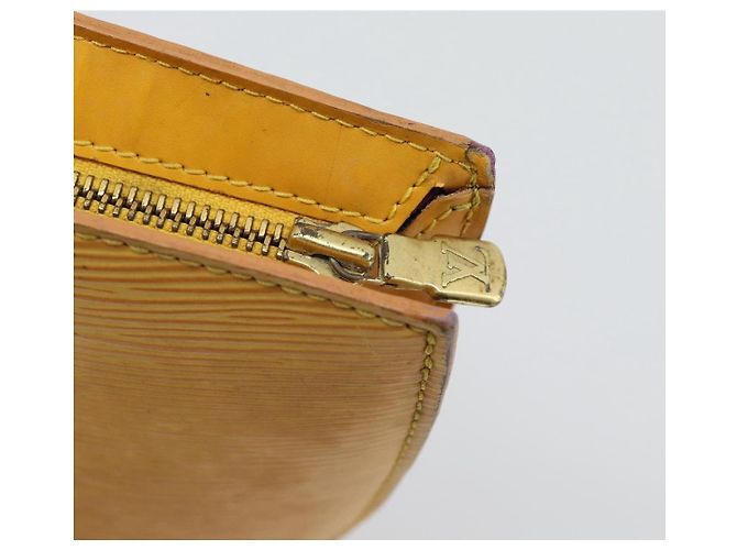 LOUIS VUITTON Epi Saint Jacques Powanie Bolso de Hombro Largo Amarillo M52339 LV Auth 192901 - vista 9
