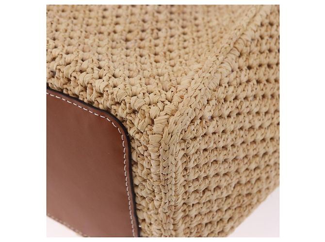 LOUIS VUITTON By The Pool On The Go MM Raffia Beige M24723 LV Auth 192900SAM - vista 14