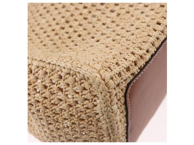 LOUIS VUITTON By The Pool On The Go MM Raffia Beige M24723 LV Auth 192900SAM - vista 15
