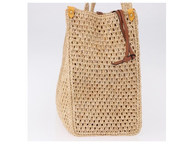LOUIS VUITTON By The Pool On The Go MM Raffia Beige M24723 LV Auth 192900SAM - vista 3