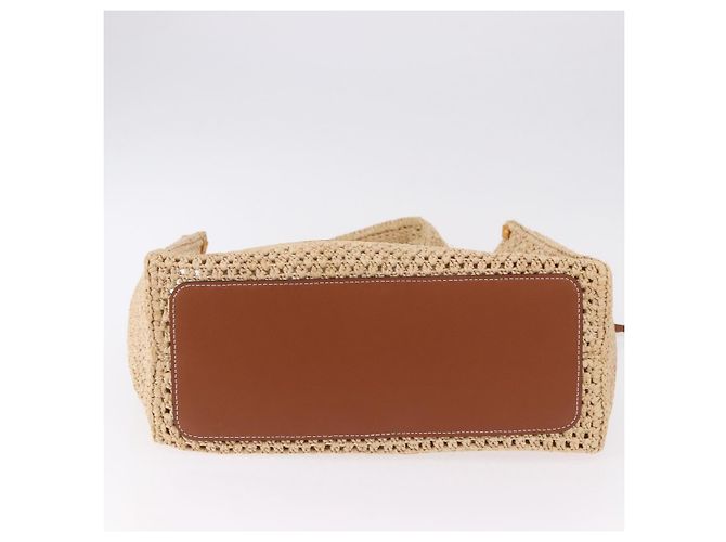 LOUIS VUITTON By The Pool On The Go MM Raffia Beige M24723 LV Auth 192900SAM - vista 5