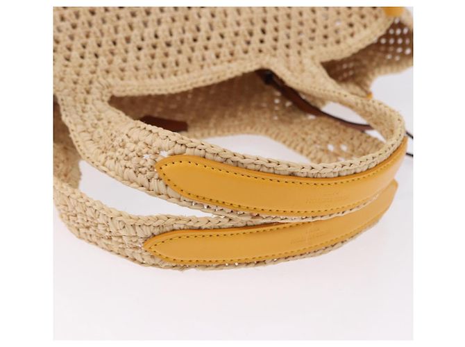 LOUIS VUITTON By The Pool On The Go MM Raffia Beige M24723 LV Auth 192900SAM - vista 7