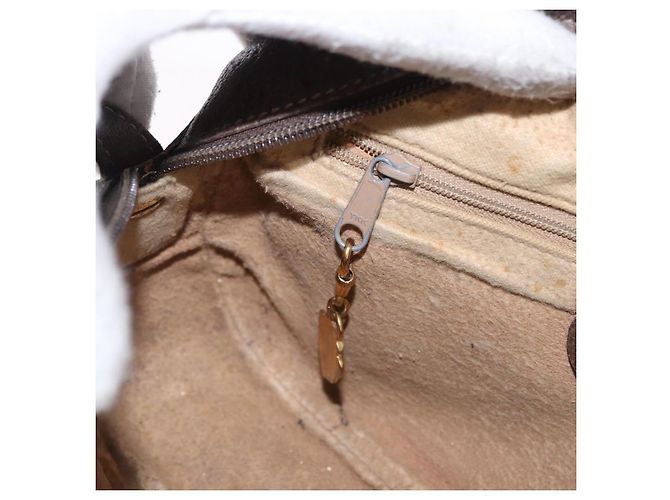 Borsa a Spalla GUCCI GG Supreme PVC Beige Oro 001 067 1283 Auth 190345 D'oro - vista 20