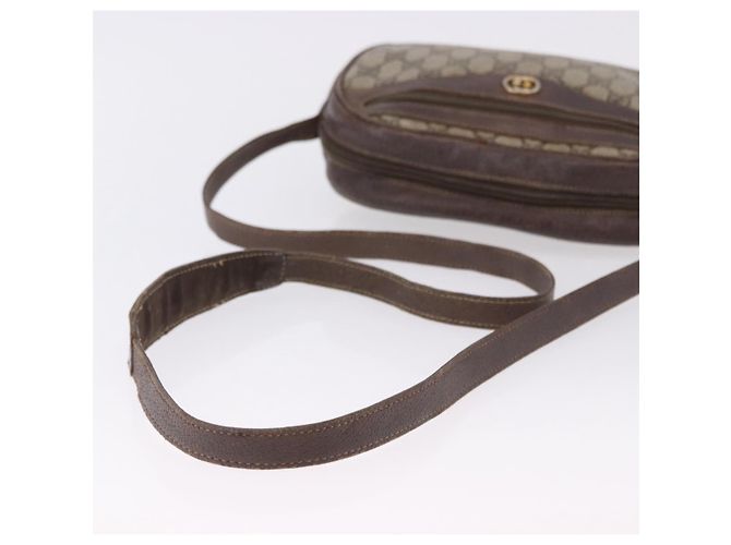 Borsa a Spalla GUCCI GG Supreme PVC Beige Oro 001 067 1283 Auth 190345 D'oro - vista 8