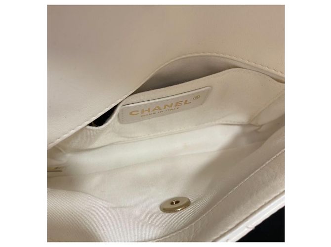 Chanel Lambskin Quilted Side-Packs bianco - vista 16