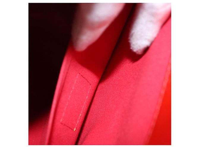 LOUIS VUITTON Monogram Vernis Biscayne Bay GM Bag Rouge M91287 LV Auth BA14386 Rosso - vista 21