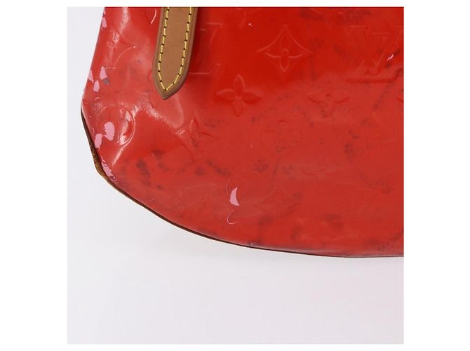 LOUIS VUITTON Monogram Vernis Biscayne Bay GM Bag Rouge M91287 LV Auth BA14386 Rosso - vista 3